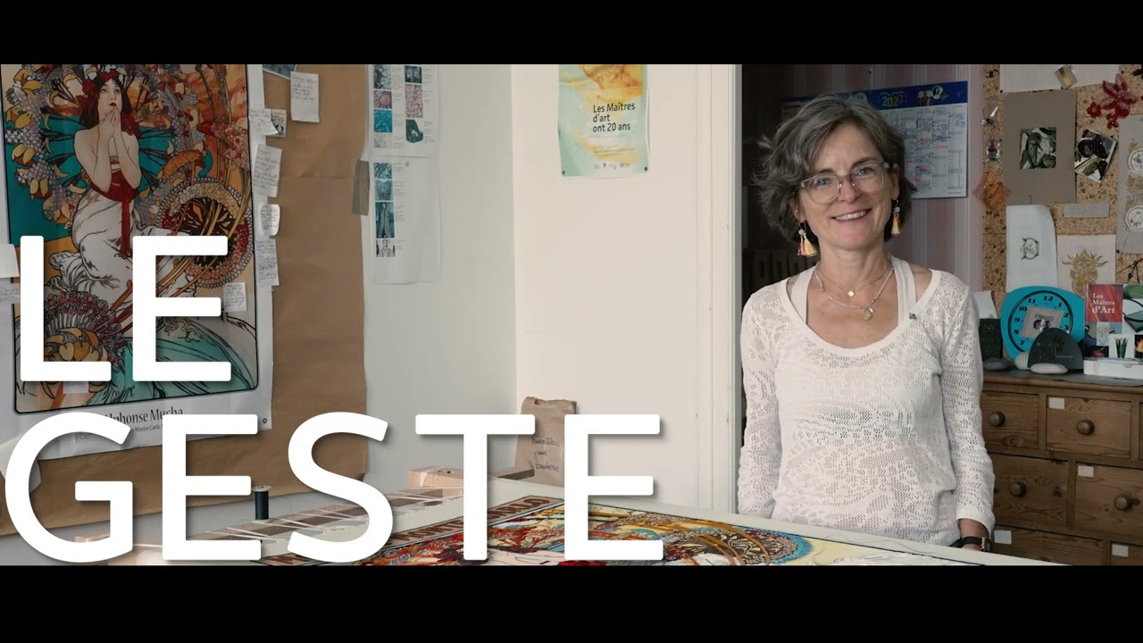 Sylvie Deschamps - Maître d’art, brodeuse au fil d’or