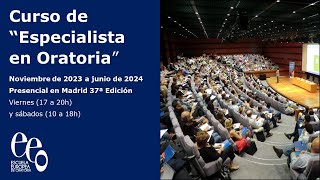 Curso &quot;Especialista en Oratoria&quot; edición 37