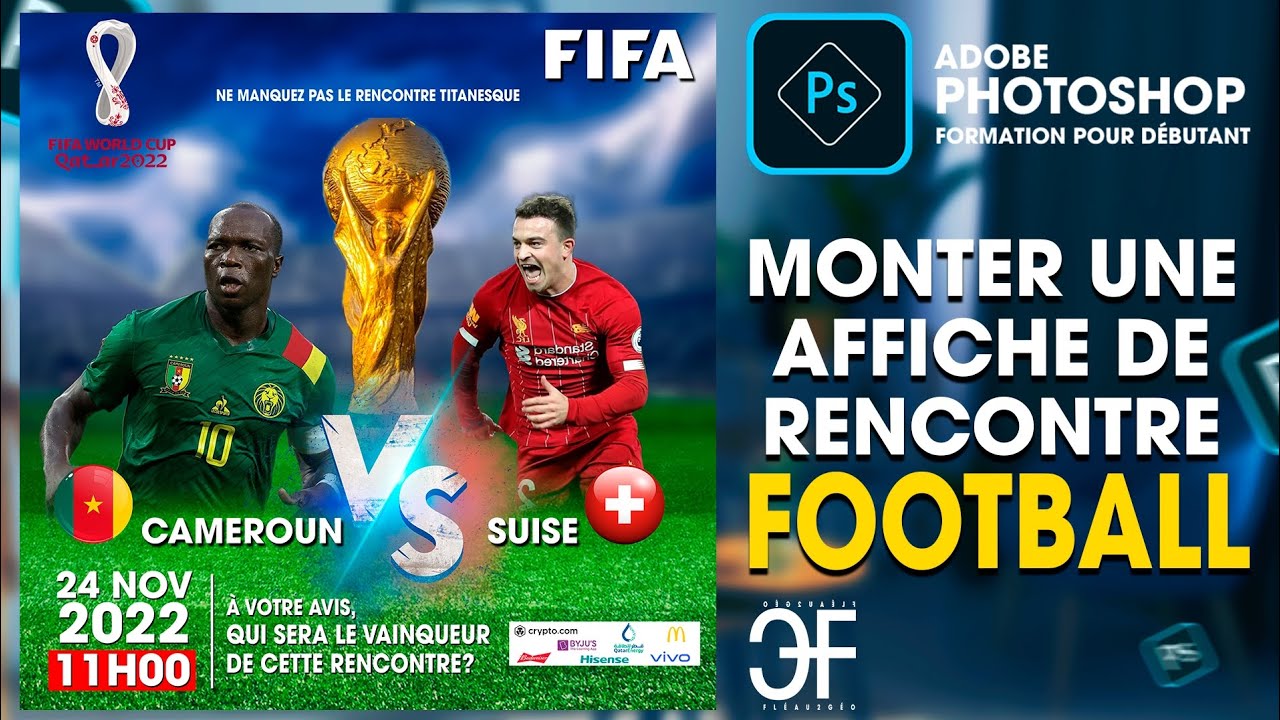 Monter Une Affiche De Rencontre Sportive (Football) 