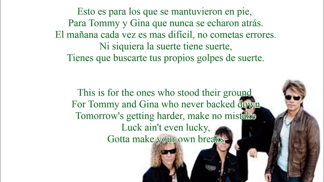 It's my lifeBon Jovi (LyricsLetra) YouTube It's my lifeBon Jovi (LyricsLetra) YouTube