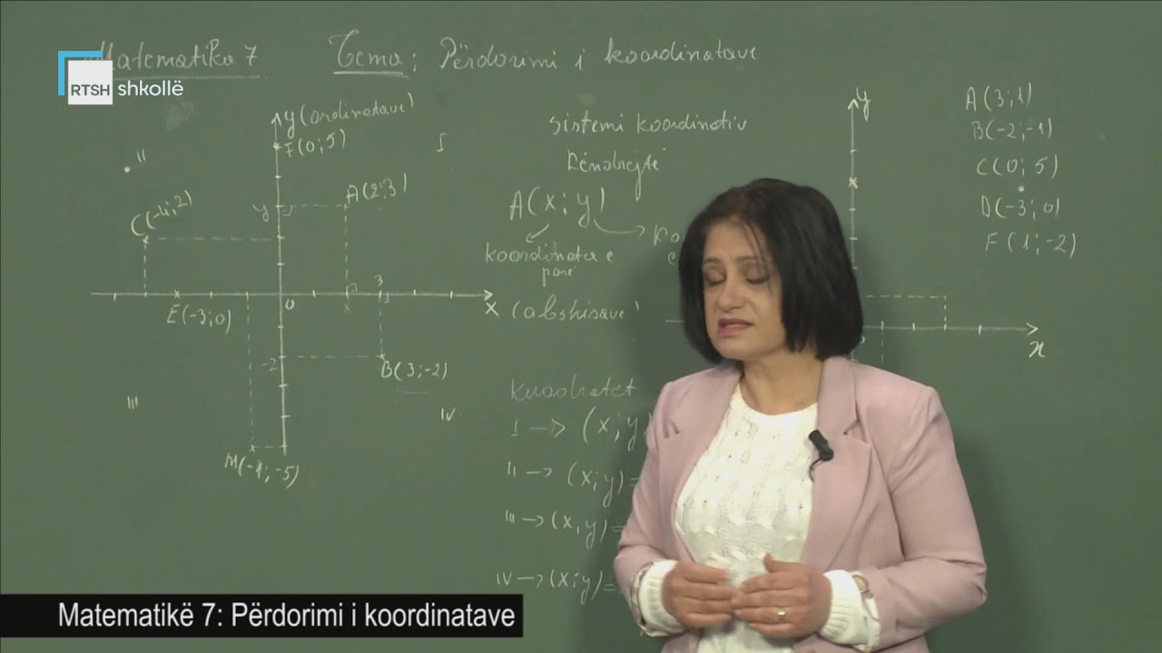 Matematikë 7 - Përdorimi i koordinatave