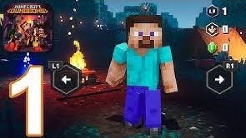 Minecraft Dungeons - gameplay walkthrough part 1 - Tutorial (ps4)