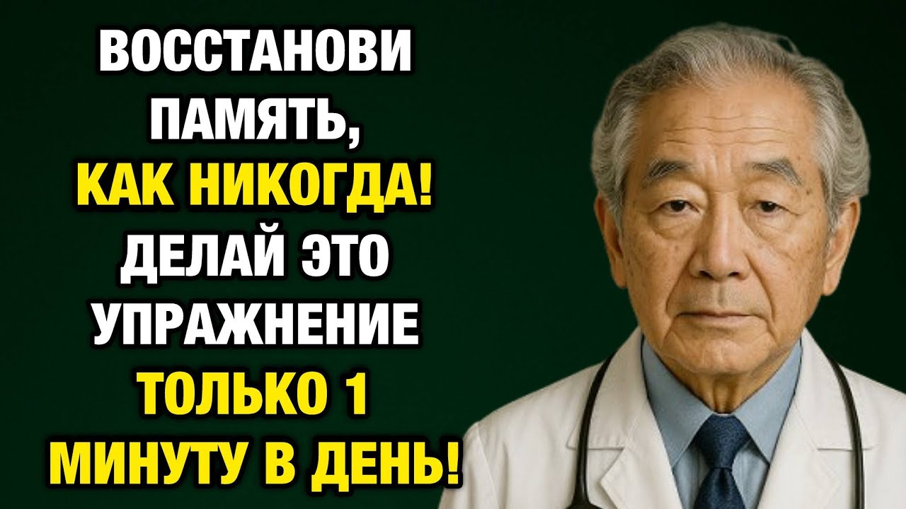 Память возвращается! Делайте это 1 минуту в день — японский метод, который творит чудеса