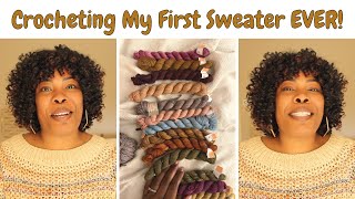 I crocheted my very first sweater in 23 DAYS using mini skeins // Rhinebeck 2022