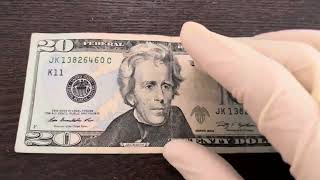 Finding a series 2009 20 dollar bill