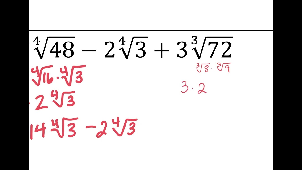 8 3+Notes +Adding 2C+Subtracting+and+Multuiplying+Radical+Expressions