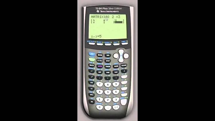 TI 84 Matrix Introduction