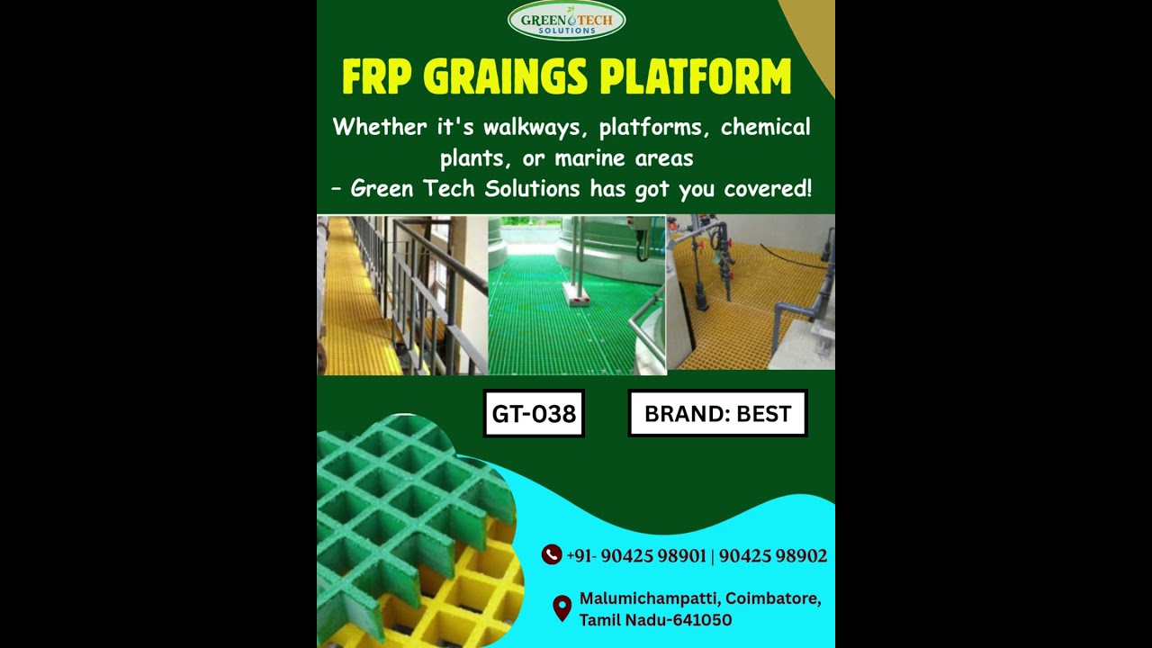 Best Innovation FRP Gratings Platform GT 038