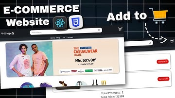 Build & Deploy E-Commerce Website Using REACT JS 🚀 | #5 React Projects
