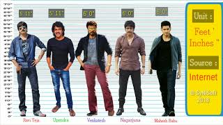 Tollywood Actors Height Comparison | All Superstars from Tollywood