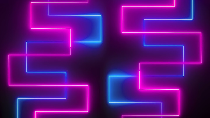 60:00 Minutes / Abstract Vertical Geometric Glowing Neon Shapes Background Loop Retro Screensaver 4K