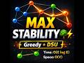 Leetcode 3600 - Maximize Spanning Tree Stability with Upgrades | Greedy + DSU Explained