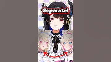 Nerissa tried to separate FUWAMOCO apart IRL, but... #fuwamoco #hololiveenglish