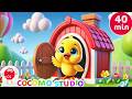 Five Little Ducks + More 🦆 40 Min Compilation | Kids Songs &amp; Preschool Learning Video