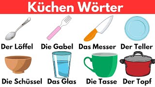 Küchen Wörter | German Kitchen Vocabulary for Beginners | A1 A2 B1