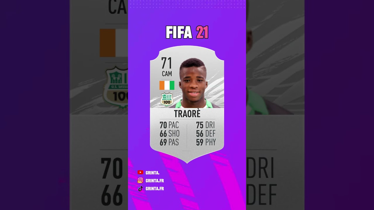L'évolution FIFA d'Hamed Junior Traorè ! 