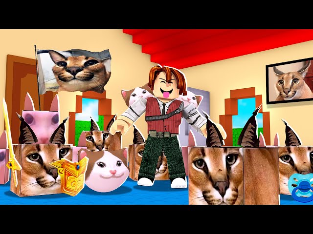 COMO CUIDAR DE UM GATO NO ROBLOX RAISE A FLOPPA - Brancoala Games 