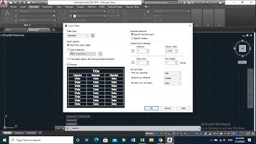 Autocad  Excel Data Link Table // Source Download