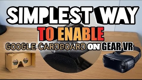 [No Apps, No Root] EASIEST WAY TO RUN GOOGLE CARDBOARD GAMES ON GEAR VR