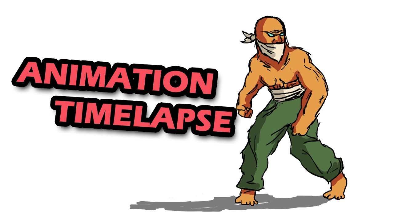 Animating a Fighting Game Character | Timelapse