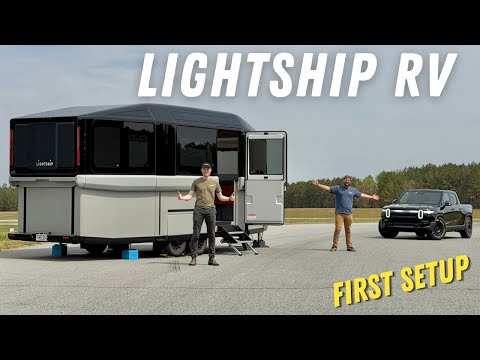 The Lightship Rv Arrives! First Setup, Tutorial, & Testing To Come