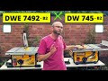 DWE7492 e DW745 DeWALT - Comparativo da Serra de Bancada