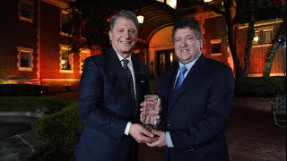 Mike Bush, host of MDA 'Show of Strength' for more than 3 decades, presented with MDA Tribute Award