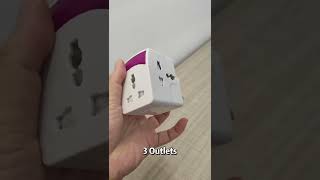 3 Pin Multiple plug adapter with neon