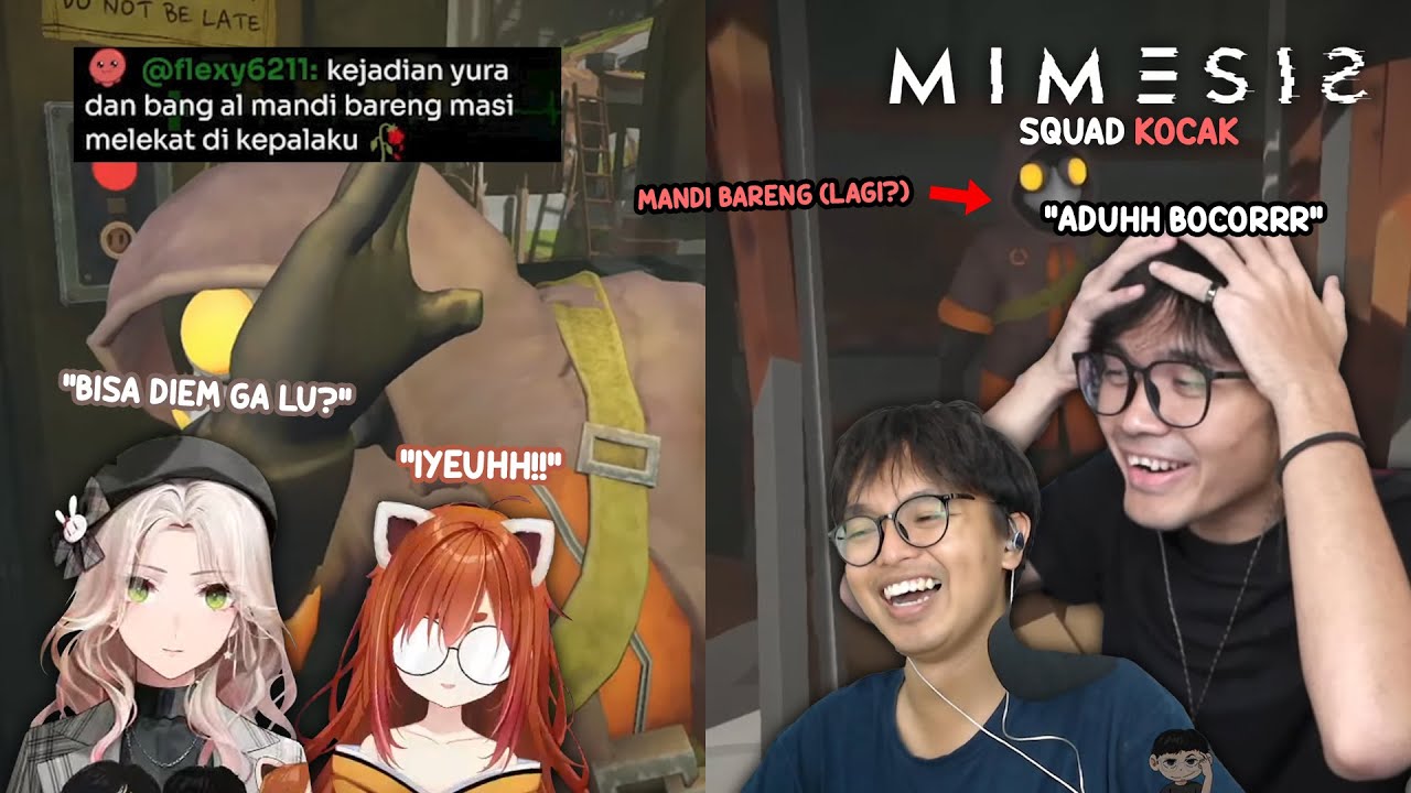 Moment kocak Bang Al ngejailin Ndan, mandi bareng Yuura lagi, & saling cepu | Squad Kocak Clip