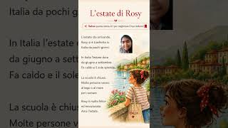 🇮🇹 Learn Italian for Beginners: "L'estate di Rosy" | Italian Summer Vocabulary