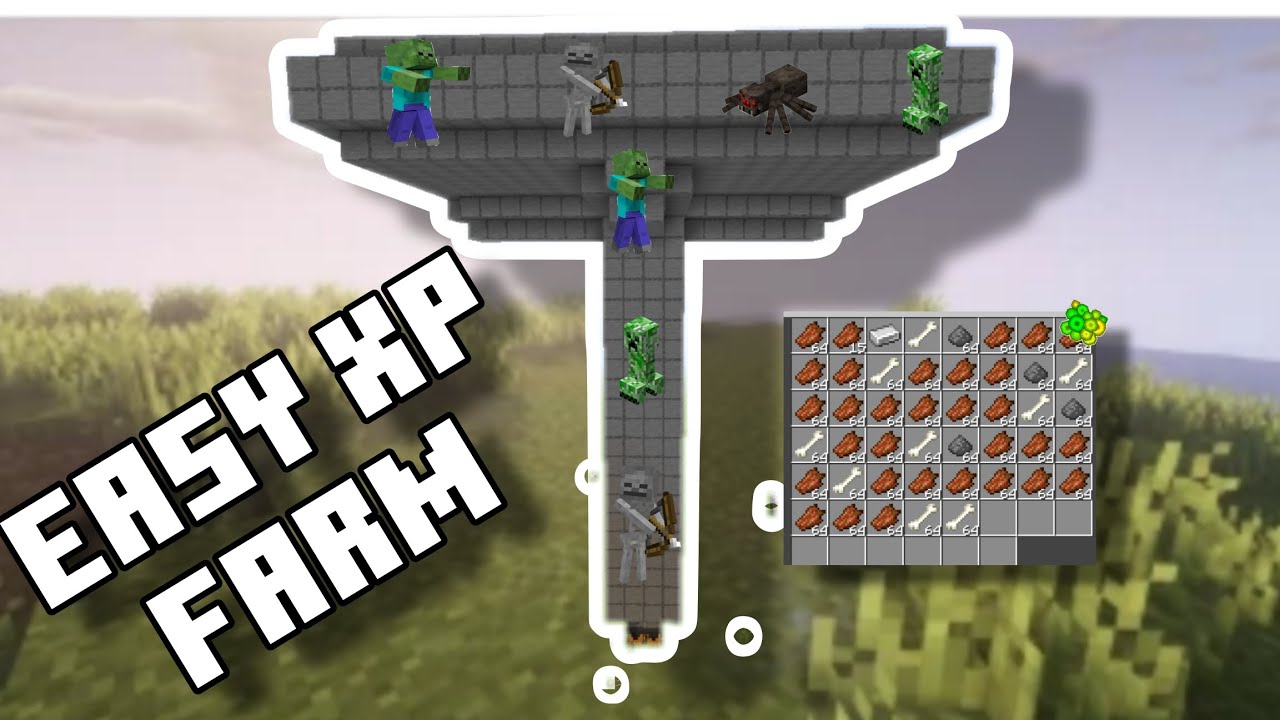 Minecraft easy Mob xp farm||Minecraft mob xp farm 1.21+#minecraft # ...
