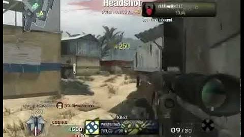 Black ops Dragunov Quick Scope No scope montage