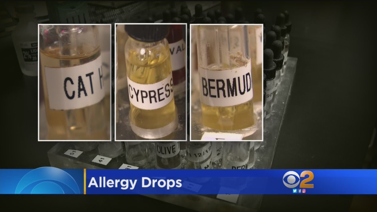 Allergy Drops Can Replace Some Shots And Pills YouTube