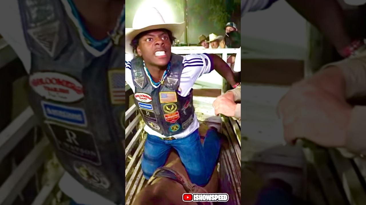 ISHOWSPEED RIDING A BULL IS LEGIT!!! #Shorts #Content #ishowspeed
