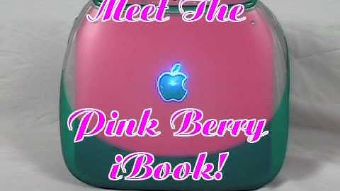 The Original Pink Berry  iBook G3 Clamshell