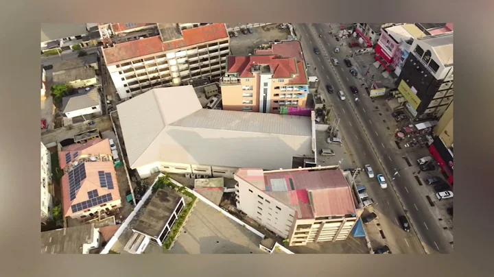 A view of Allen Avenue with 4k drone footage