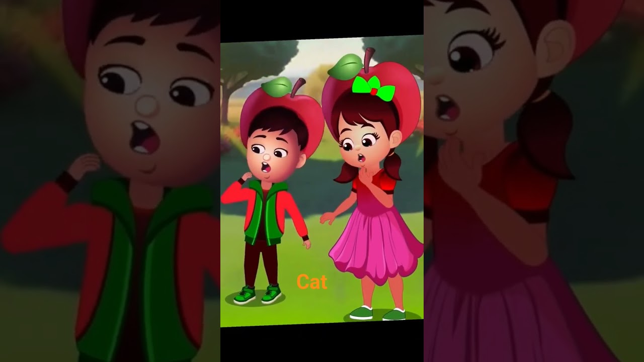 Black  glasse🕶️s poem kids wearing cat chali