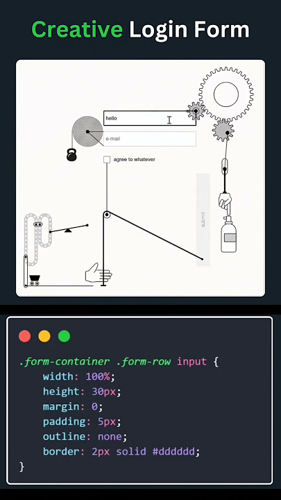 Next-Level Login Page Design | HTML, CSS & JavaScript! #code #foryou #meme #developer #programmer