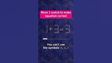 Fix the equation by moving 1 stick #shots #puzzles #logicpuzzles #mathspuzzle #hindipuzzles