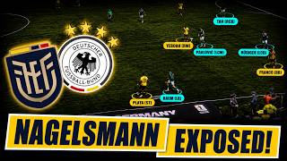 How Ecuador's Structure Frustrated Nagelsmann: Ecuador 2-1 Germany | Tactical Analysis