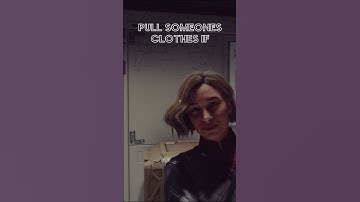 in Starfield you can pull Sarah Morgan on her Hairs !