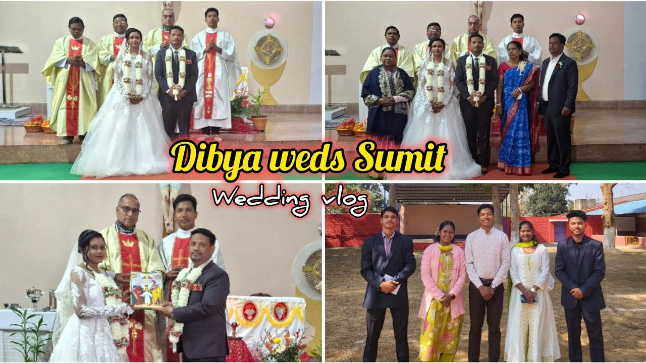 Dibya weds Sumit 💍🌷wedding vlog 🫶🥰✨️🌷At-Bandamunda parish💒@Smaranika Guria