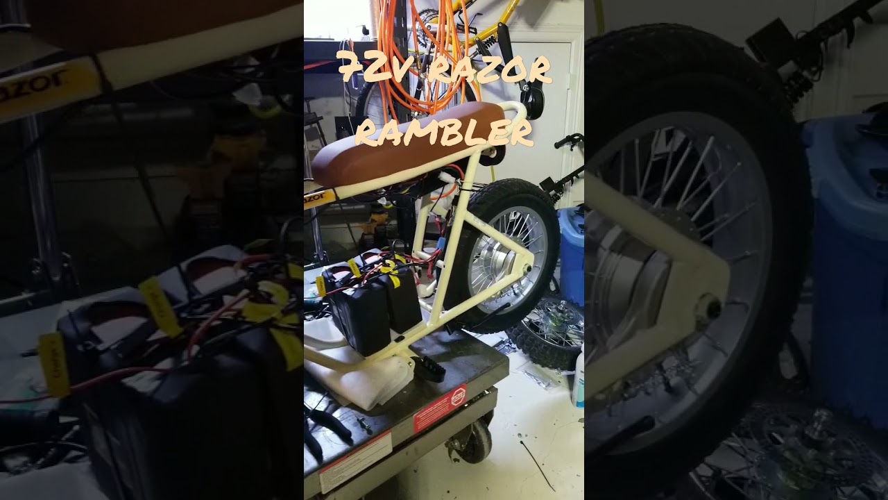 Razor Rambler 16 / 72v goes to the lab in the morning!