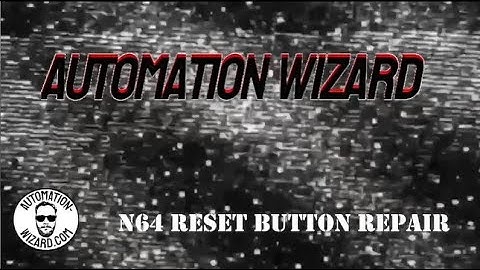 Nintendo 64 Reset Button Stuck Fix