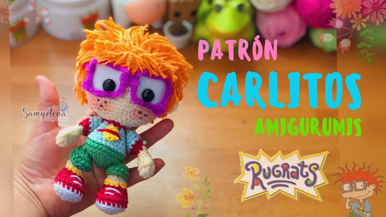 Carlitos Rugrats amigurumi español/ingles