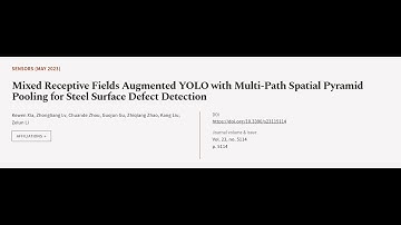Mixed Receptive Fields Augmented YOLO with Multi-Path Spatial Pyramid Pooling for Ste... | RTCL.TV