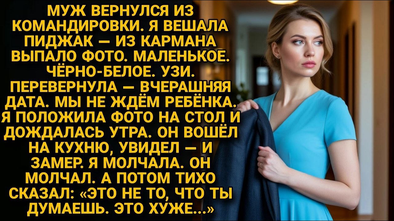 Она нашла чужое УЗИ в кармане мужа. Правда оказалась страшнее измены | Рассказ до мурашек