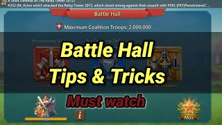 Lords Mobile - Battle Hall Full Details | Edit Battalion Trick | Tips and Tricks - Must Watch screenshot 4
