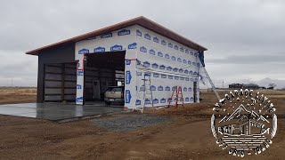 S4E3: He installed the windows; RV Garage Living ~ Idaho