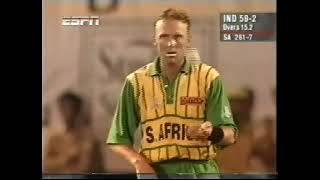 Rahul Dravid's 62 v SA at Hyderabad (Deccan) 1996